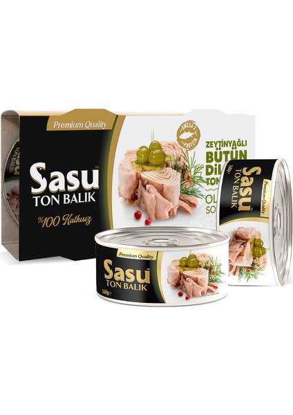 Zeytinyağlı Ton Balığı 2x160 g Bütün Dilim