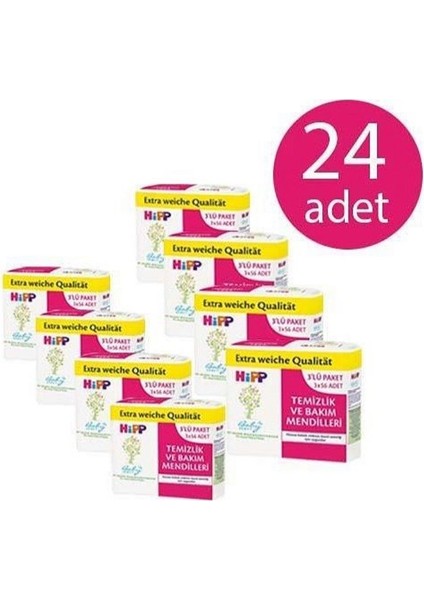 Babysanft Islak Mendil 24'lü Paket 1344 Yaprak