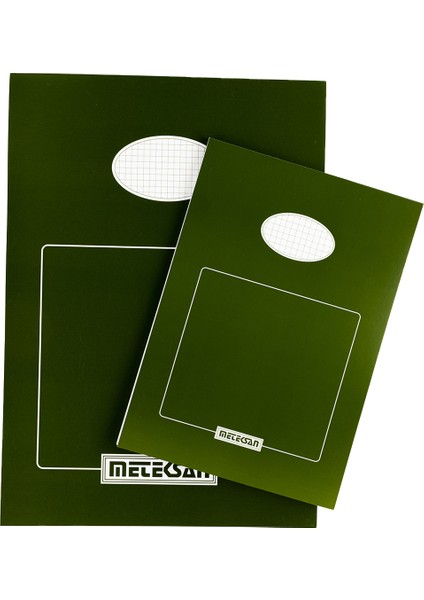 A5 Karton Kapaklı Klasik Bloknot 50 Yaprak Kareli Yeşil fırsatları