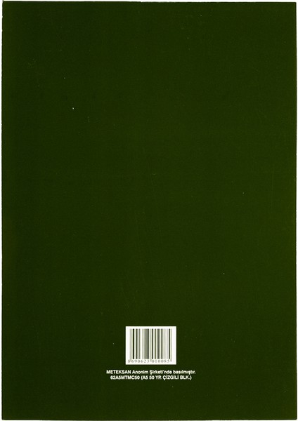 A5 Karton Kapaklı Klasik Bloknot 50 Yaprak Çizgili Yeşil fiyatları