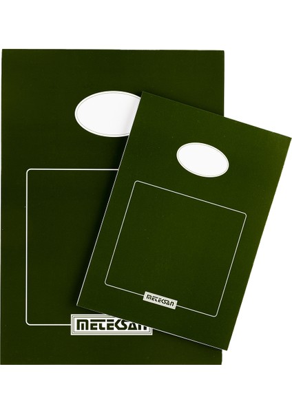 A5 Karton Kapaklı Klasik Bloknot 50 Yaprak Çizgisiz Yeşil fırsatları