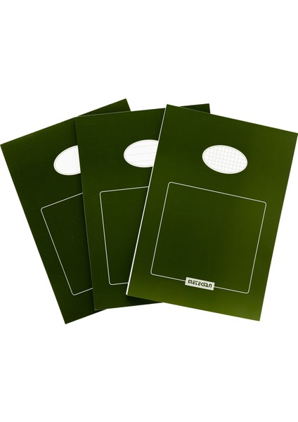 A5 Karton Kapaklı Klasik Bloknot 50 Yaprak Çizgisiz Yeşil indirimleri