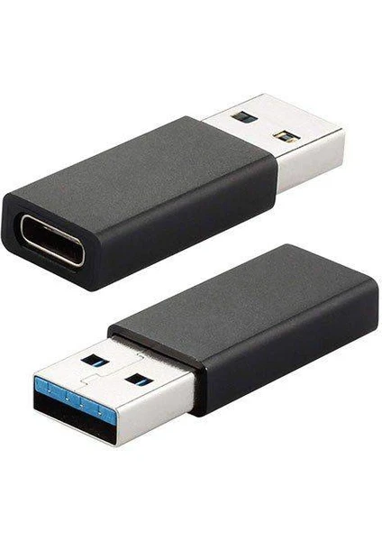 USB 3.0 Erkek To Type C 3.1 Dişi Çevirici Şarj ve Data Aparatı