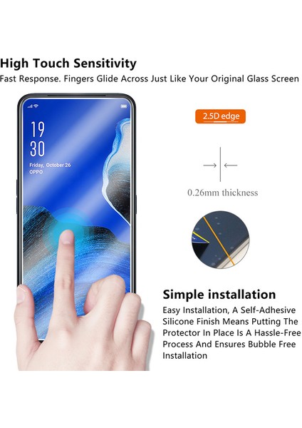 Oppo Reno 2f / Reno2 F Için Ekran Koruyucu - Şeffaf (Yurt Dışından)