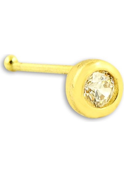 Altın Hızma Taşlı Oval 0.15 Gram