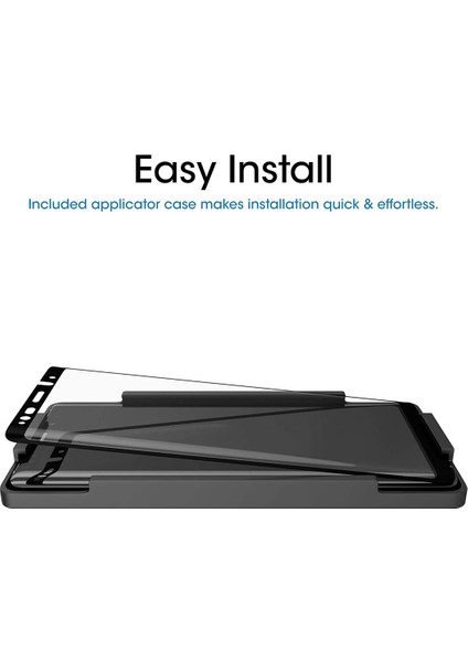 Samsung Galaxy Note 9 3D Kavisli Tam Kapsamlı Temperli Cam Ekran Koruyucu (Yurt Dışından)