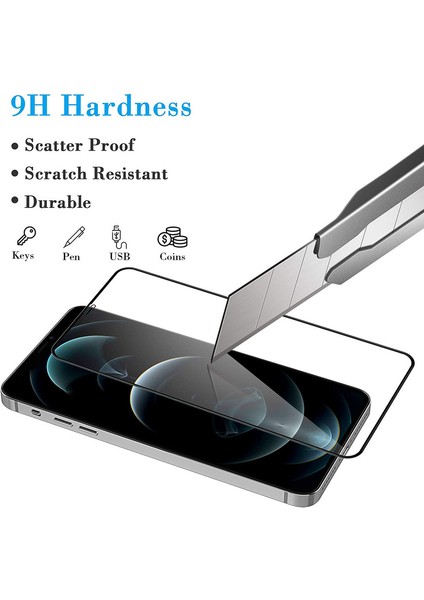 iPhone 13 Pro Max Temperli Cam Ekran Koruyucu (Yurt Dışından)