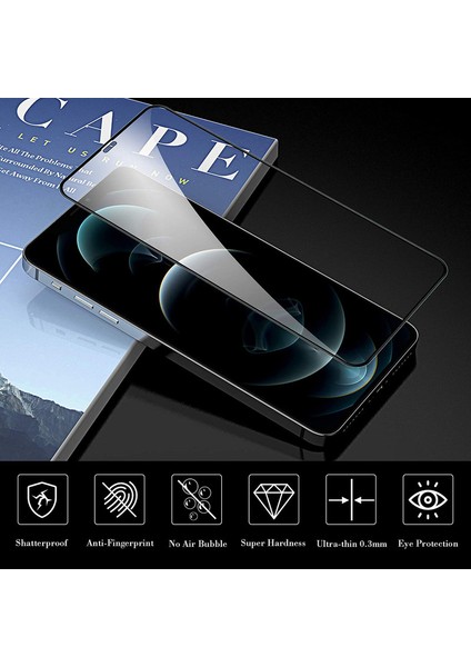 iPhone 13 Pro Max Temperli Cam Ekran Koruyucu (Yurt Dışından)