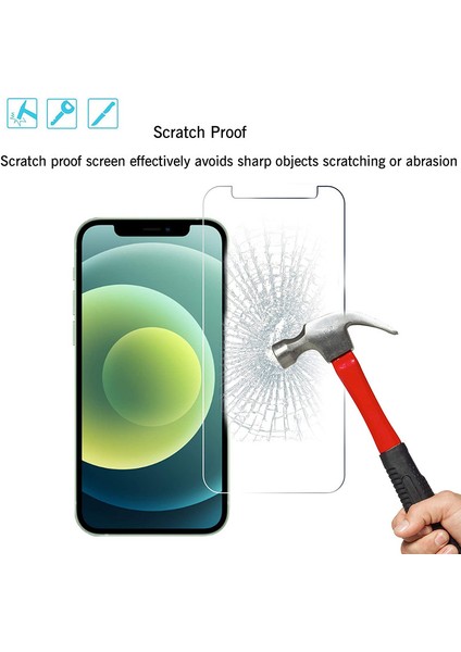 iPhone 11 Pro Için Ekran Koruyucu - Şeffaf (Yurt Dışından)