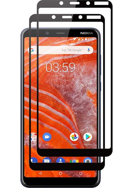 Nokia X3 / 3.1 Plus Temperli Cam Ekran Koruyucu (Yurt Dışından)
