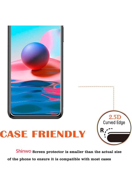 Xiaomi Redmi Note 10 Için Ekran Koruyucu - Şeffaf (Yurt Dışından)