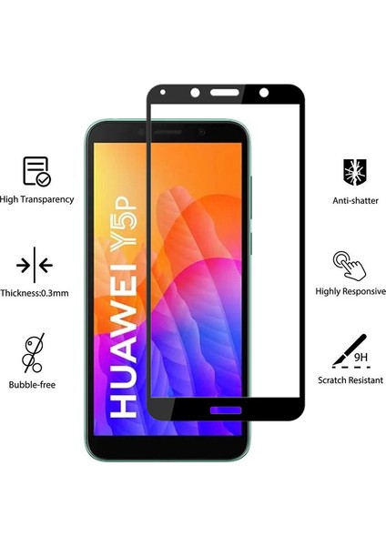 Huawei Y5P Temperli Cam Ekran Koruyucu (Yurt Dışından)