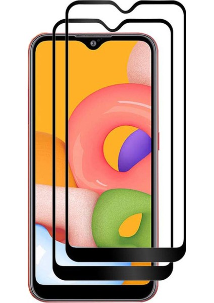 Samsung Galaxy A01 Temperli Cam Ekran Koruyucu (Yurt Dışından)