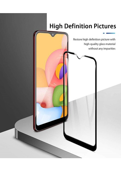 Samsung Galaxy A01 Temperli Cam Ekran Koruyucu (Yurt Dışından)