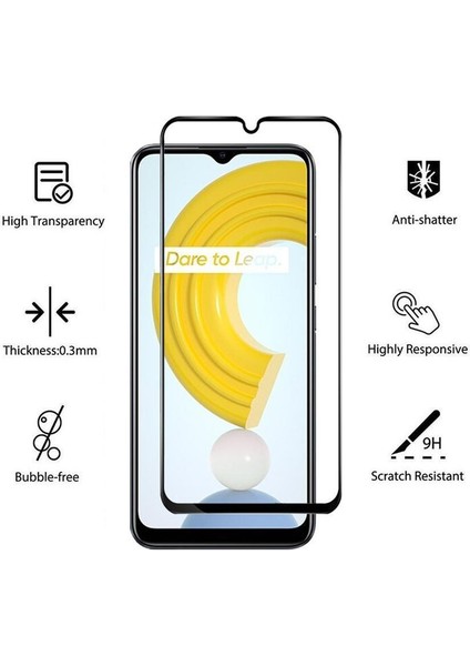 Oppo Realme C12 Temperli Cam Ekran Koruyucu (Yurt Dışından)