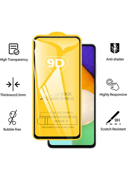 Samsung Galaxy A72 Temperli Cam Ekran Koruyucu (Yurt Dışından)