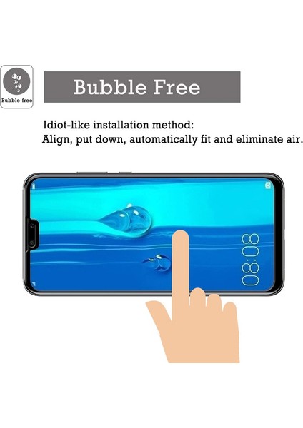 Huawei Y9 2019 Temperli Cam Ekran Koruyucu (Yurt Dışından)