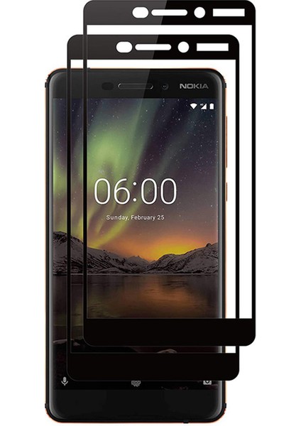 Nokia 6.1 Temperli Cam Ekran Koruyucu (Yurt Dışından)