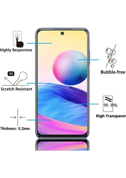 Xiaomi Redmi Note 10 5g Için Ekran Koruyucu - Şeffaf (Yurt Dışından) modelleri