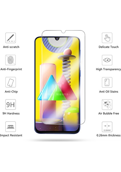 Samsung Galaxy M31 Için Ekran Koruyucu - Şeffaf (Yurt Dışından) fırsatları