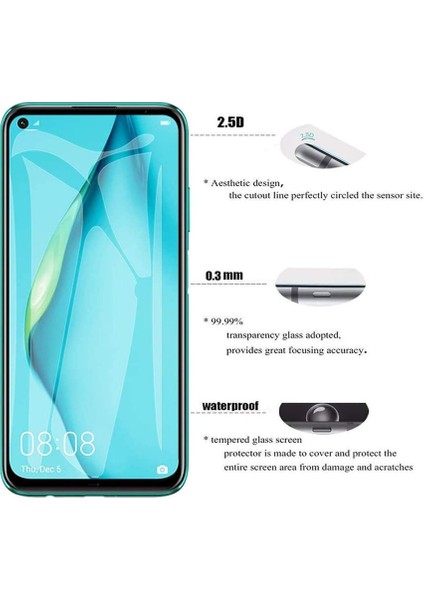 Huawei P40 Lite Temperli Cam Ekran Koruyucu (Yurt Dışından)