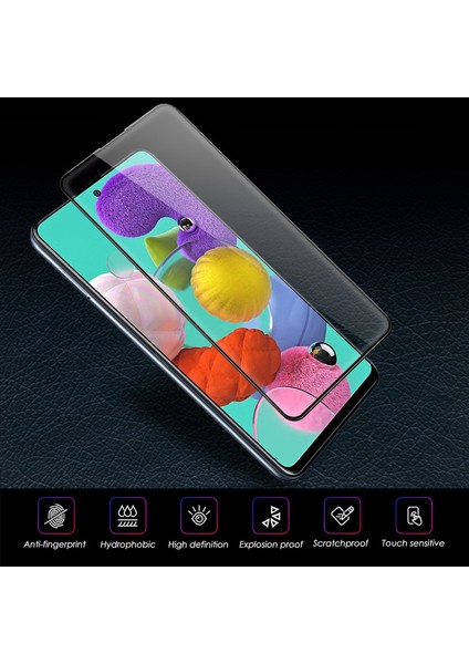 Samsung Galaxy A71 Temperli Cam Ekran Koruyucu (Yurt Dışından)
