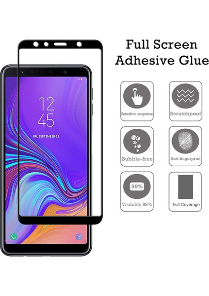 Samsung Galaxy A9 2018 Temperli Cam Ekran Koruyucu (Yurt Dışından)