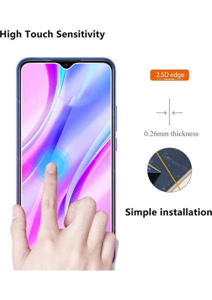 Xiaomi Redmi 9t Için Ekran Koruyucu - Şeffaf (Yurt Dışından)