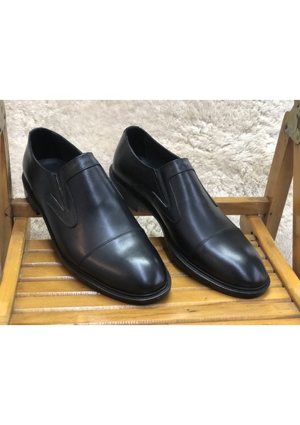 Depedro Gerçek Deri Erkek Klasik Ipsiz Damat Takım Elbise Ayakkabısı