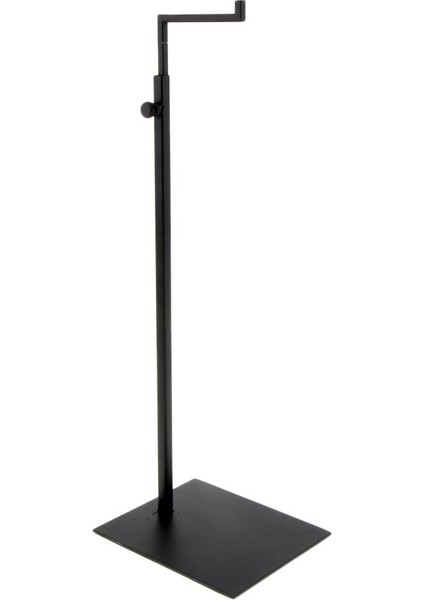 Ayarlanabilir Çelik Çanta Ekran Standı Askı Çanta Çanta Asılı Raf Tutucu Siyah (Yurt Dışından)