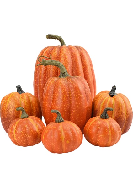 7 Adet Yapay Pumpkins Güz Düğün Centerpiece Için Toplu Faux Hasat (Yurt Dışından) fiyatları