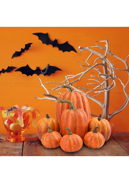 7 Adet Yapay Pumpkins Güz Düğün Centerpiece Için Toplu Faux Hasat (Yurt Dışından) fırsatları