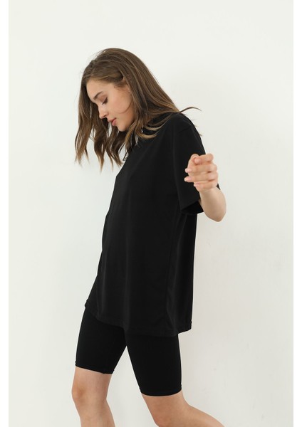 Oversize T-Shirt-Siyah