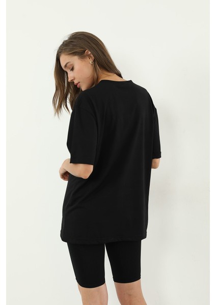 Oversize T-Shirt-Siyah fırsatları