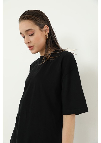 Oversize T-Shirt-Siyah