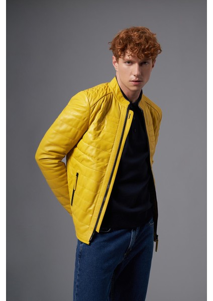 Bruno Sarı Deri Mont 111638