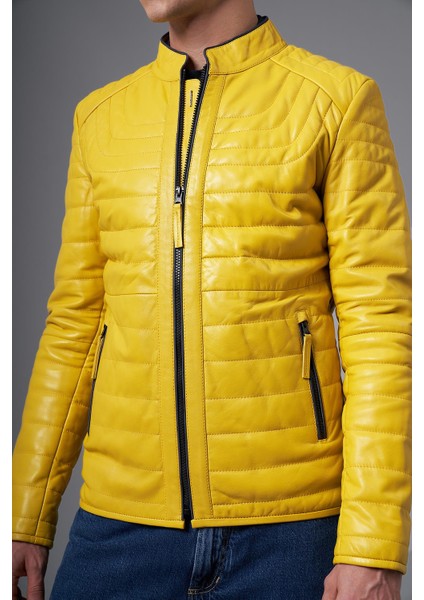 Bruno Sarı Deri Mont 111638 modelleri