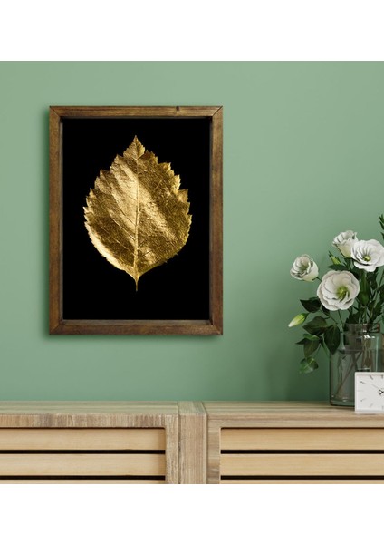 Gift Otel Odası Konseptli Doğal Masif Ahşap Çerçeveli Tablo 30 x 40 cm - 115