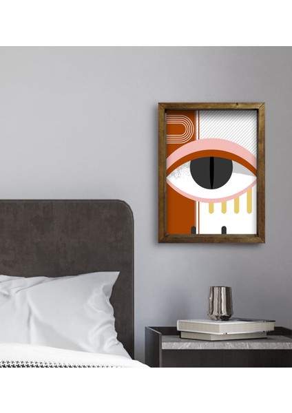 Gift Otel Odası Konseptli Doğal Masif Ahşap Çerçeveli Tablo 30 x 40 cm - 66 fırsatları