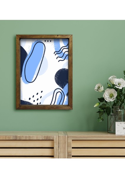 Gift Otel Odası Konseptli Doğal Masif Ahşap Çerçeveli Tablo 30 x 40 cm - 55