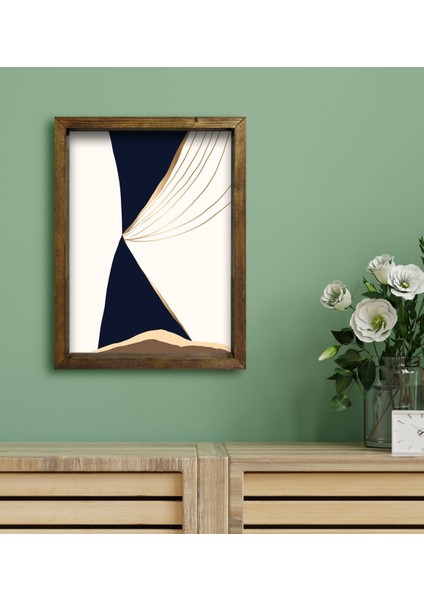 Gift Otel Odası Konseptli Doğal Masif Ahşap Çerçeveli Tablo 30 x 40 cm - 51