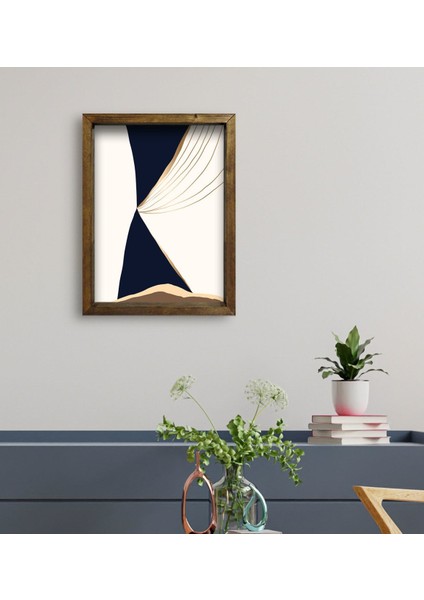 Gift Otel Odası Konseptli Doğal Masif Ahşap Çerçeveli Tablo 30 x 40 cm - 51 fiyatları