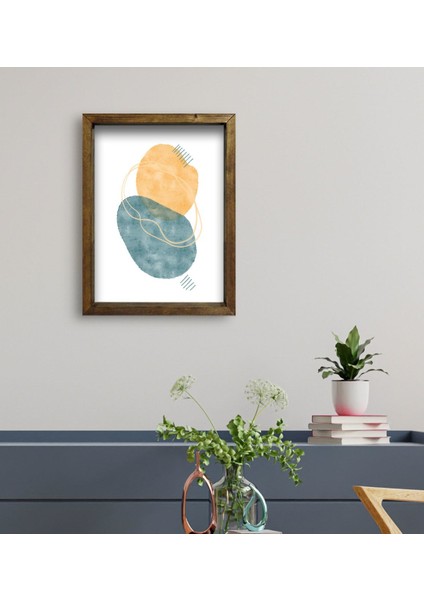 Gift Otel Odası Konseptli Doğal Masif Ahşap Çerçeveli Tablo 30 x 40 cm - 70 fiyatları
