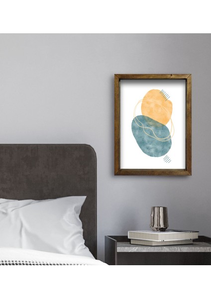 Gift Otel Odası Konseptli Doğal Masif Ahşap Çerçeveli Tablo 30 x 40 cm - 70 fırsatları
