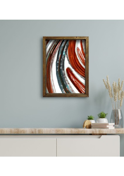 Gift Otel Odası Konseptli Doğal Masif Ahşap Çerçeveli Tablo 30 x 40 cm - 62 modelleri