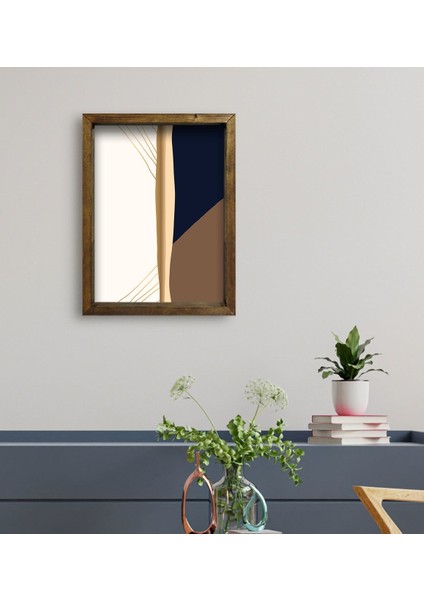 Gift Otel Odası Konseptli Doğal Masif Ahşap Çerçeveli Tablo 30 x 40 cm - 53 fiyatları