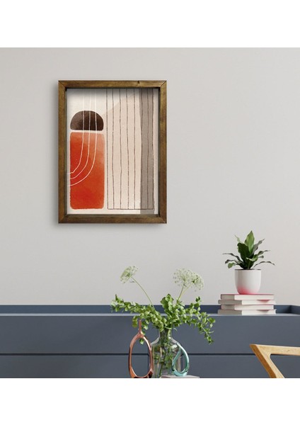 Gift Otel Odası Konseptli Doğal Masif Ahşap Çerçeveli Tablo 30 x 40 cm - 49 fiyatları
