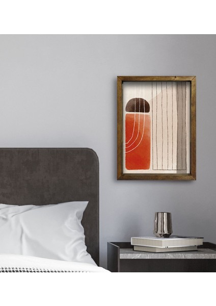 Gift Otel Odası Konseptli Doğal Masif Ahşap Çerçeveli Tablo 30 x 40 cm - 49 fırsatları