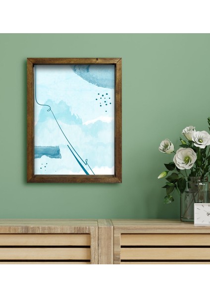 Gift Otel Odası Konseptli Doğal Masif Ahşap Çerçeveli Tablo 45 x 65 cm - 30 fiyatları