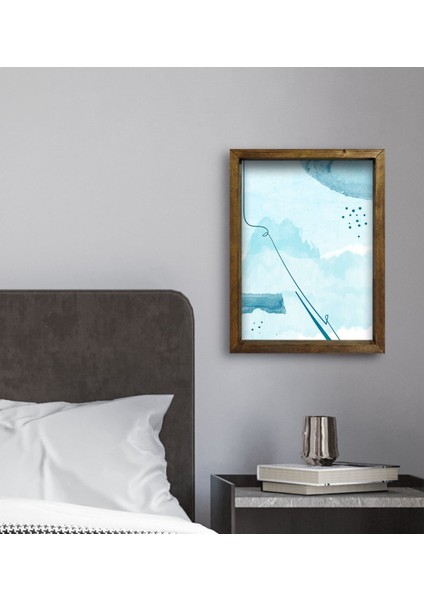 Gift Otel Odası Konseptli Doğal Masif Ahşap Çerçeveli Tablo 45 x 65 cm - 30 fırsatları